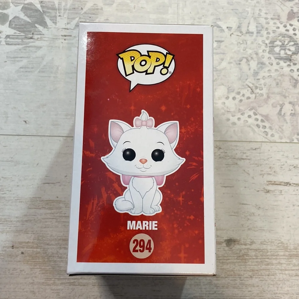 Funko Pop Flocked Marie #294 Disney Exclusive Figure - Picture 10 of 12